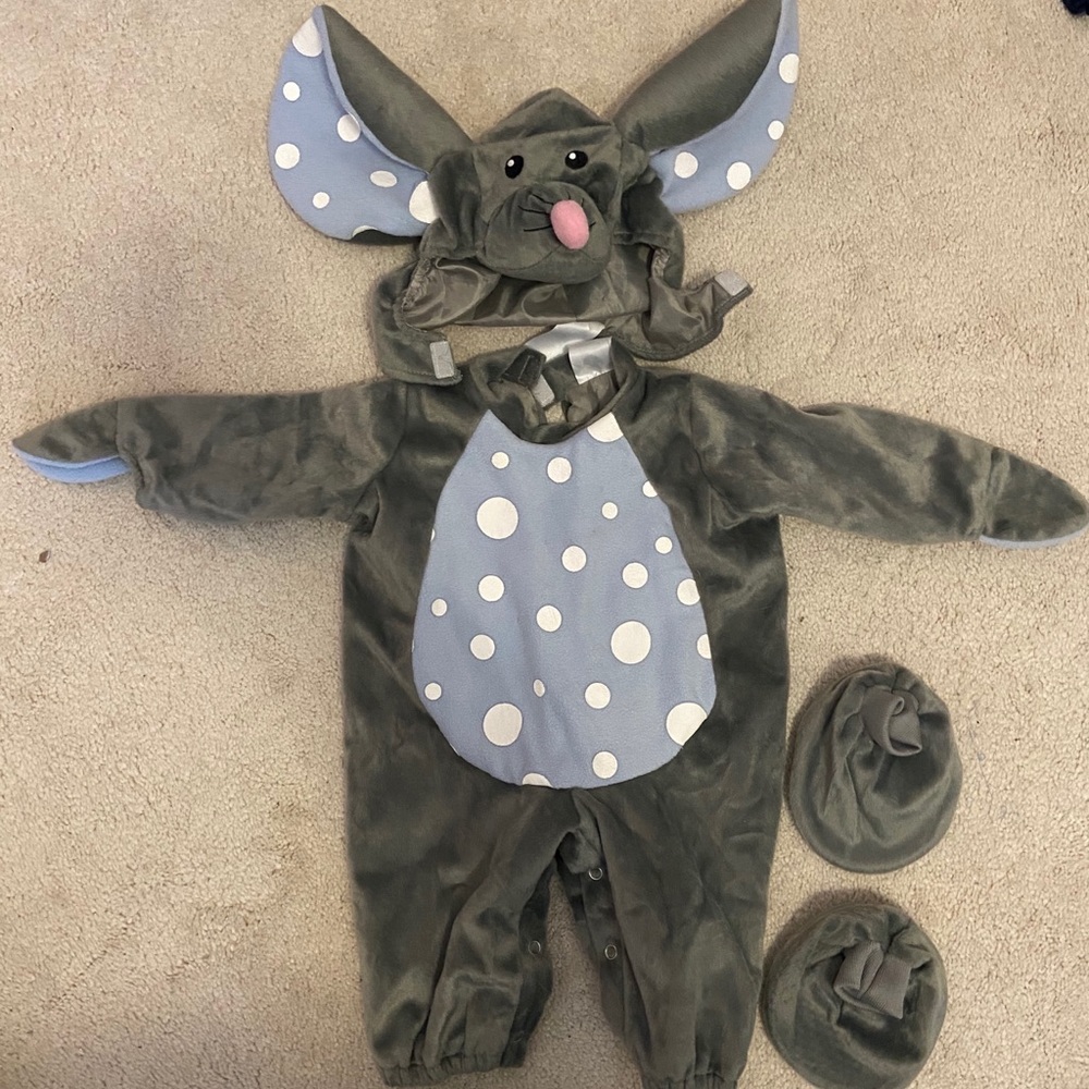 Four Piece Infant Mouse Costume